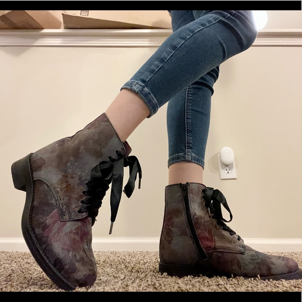 Women’s Irregular Choice Floral Boots